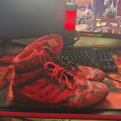 Adidas Wrestling Shoes, Size 9 And A Half 