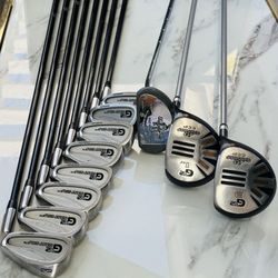 Complete GX2 Golf Club Set – Driver, 3 Wood, Irons & Putter – 11 Clubs