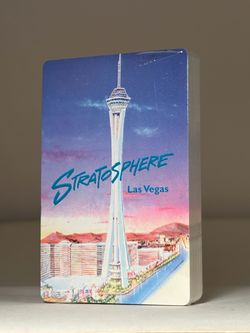 Vintage factory sealed Stratosphere playing cards