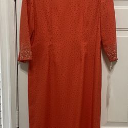 New Orange Dress 
