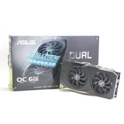 Asus GeForce RTX 2060 Dual OC 6GB GDDR6 Graphics Card DUAL-RTX2060-06G-EVO