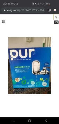 Pur water filtration system