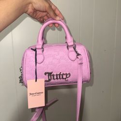 Juicy Couture Mini Satchel Bag Pink