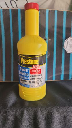 Prestone max synthetic power steering fluid