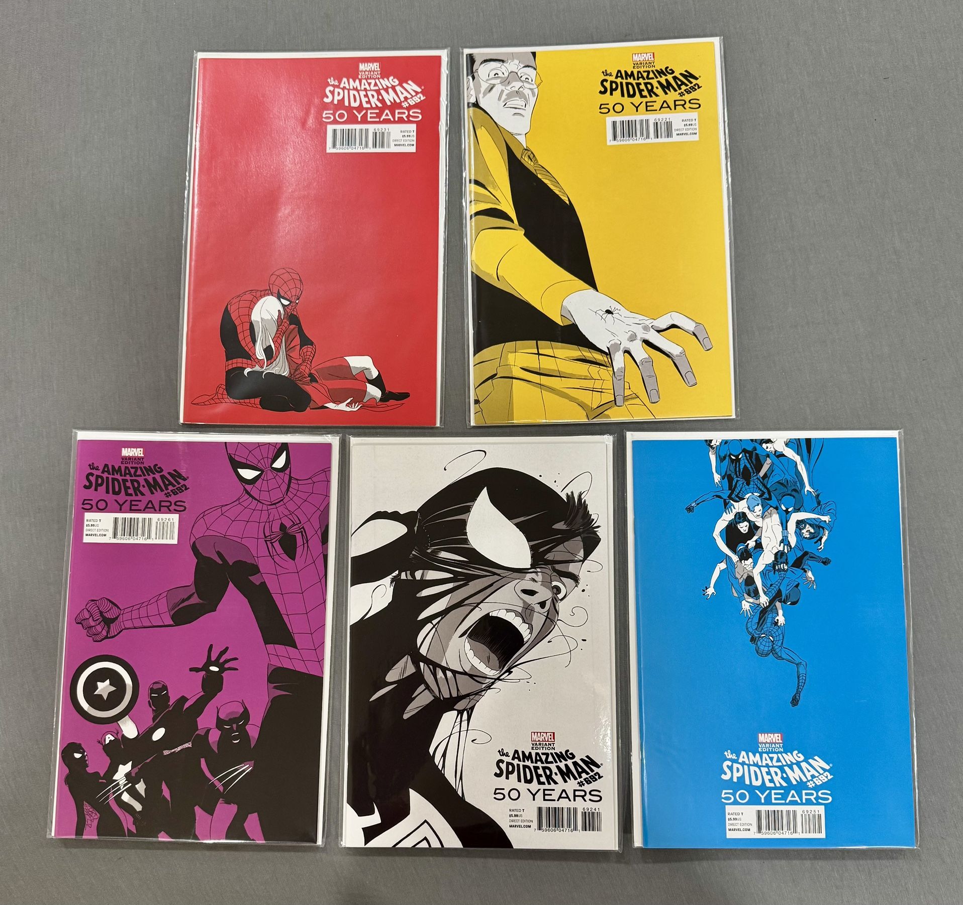 Marvel Comics The Amazing Spider-Man #692 - 50th Anniversary (Full Set)