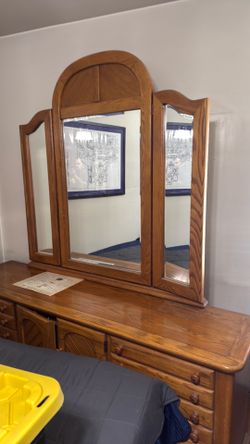 Vintage Wood Dresser