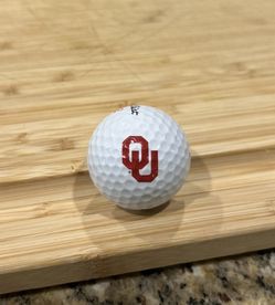 New Oklahoma University Titleist Tru Feel Collection Golf Ball 1 Ball