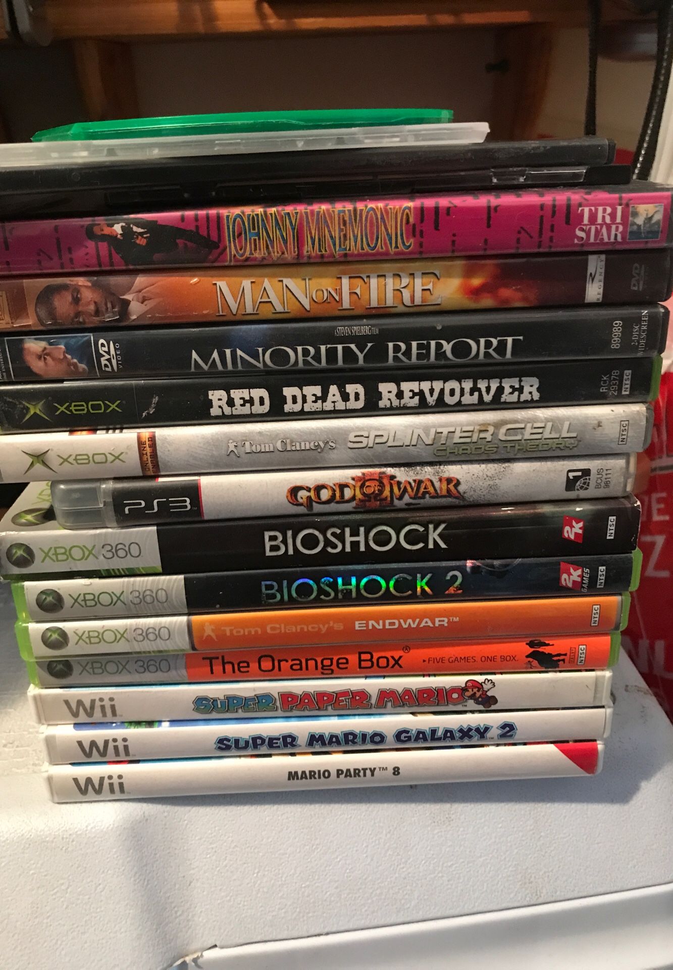 DVD video game lot PS3 Xbox xbox360 wii