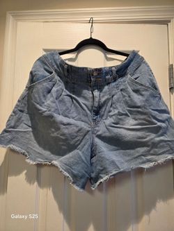 Denim shorts
