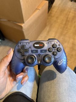 GameStop Wireless PS2 Controller + Receiver 2.4GHz Blue