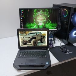 RUGGED DELL TOUCHSCREEN LAPTOP 512GB NEW SSD Windows 10Pro