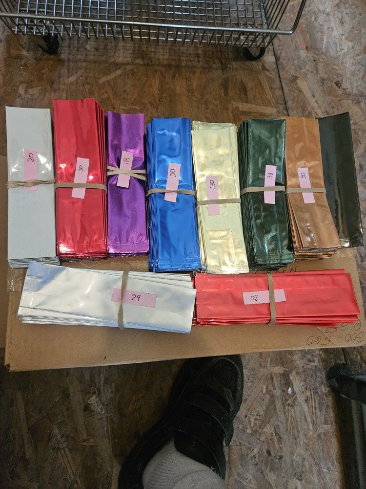 NEW. Foil/valve Bags 2143 Bags