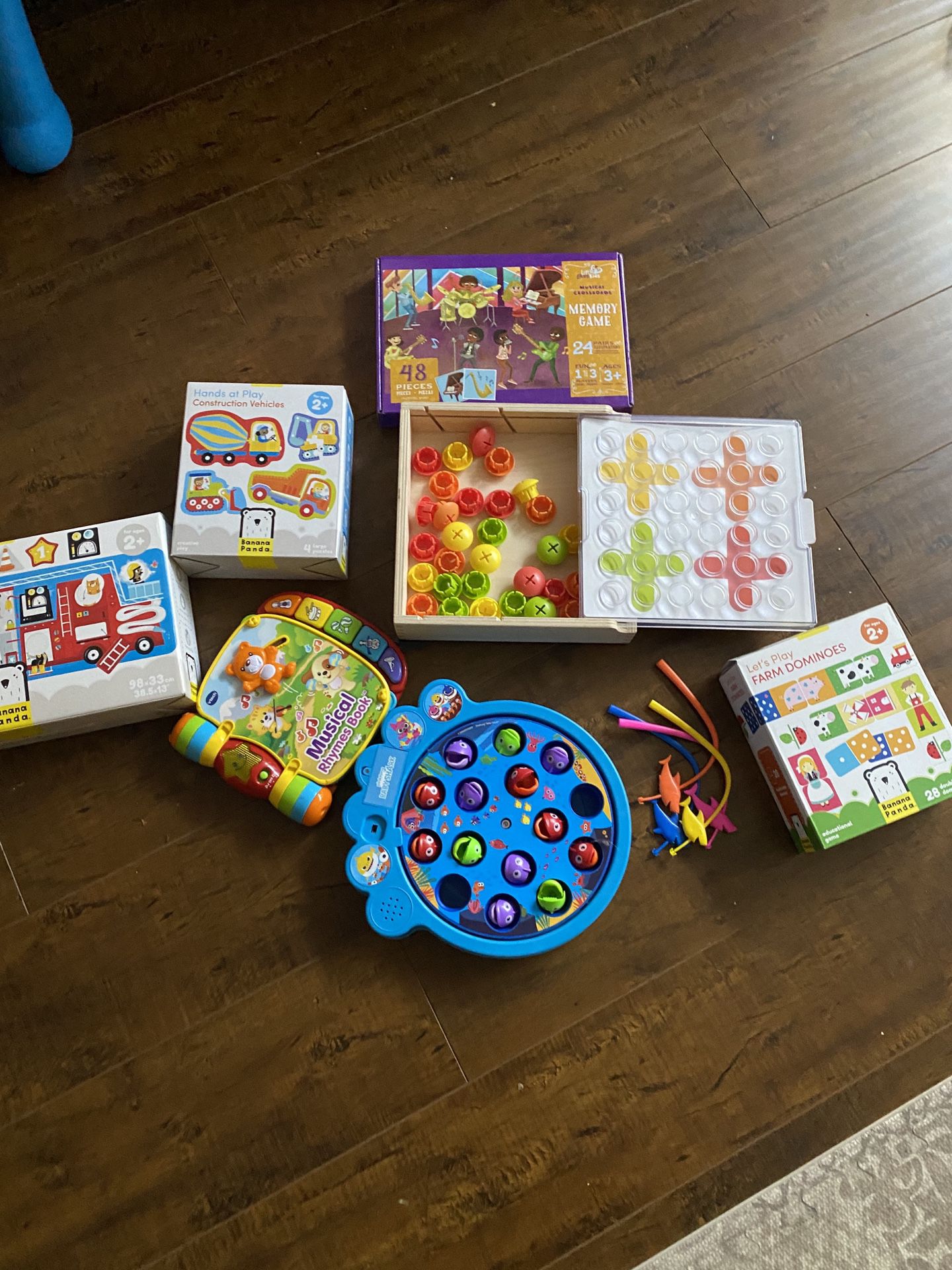 Toddler toys Montessori vtech banana panda puzzle memory game for kids children