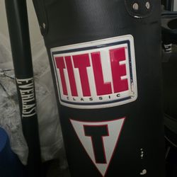 Punching Bag With Holder
