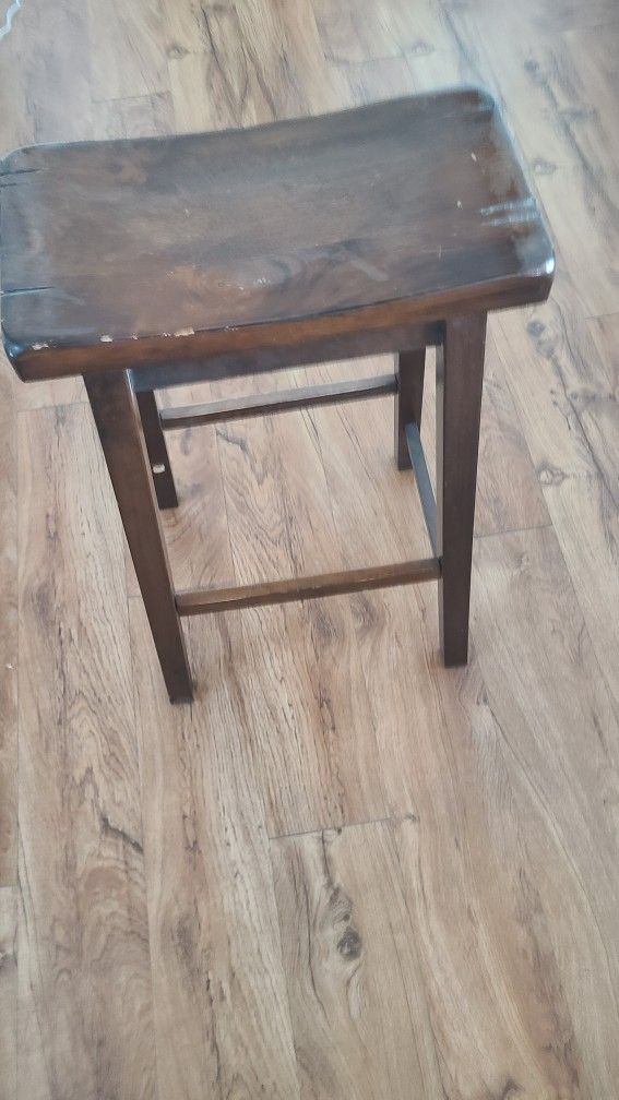 2  New Wooden Bar Stools - In Box