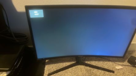 Samsung 32 inch monitor curved  with stand