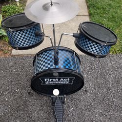 Kids Drum Set With Foot Pedal