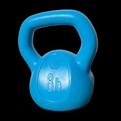 8lb Blue Kettlebell Gym Workout Exercise