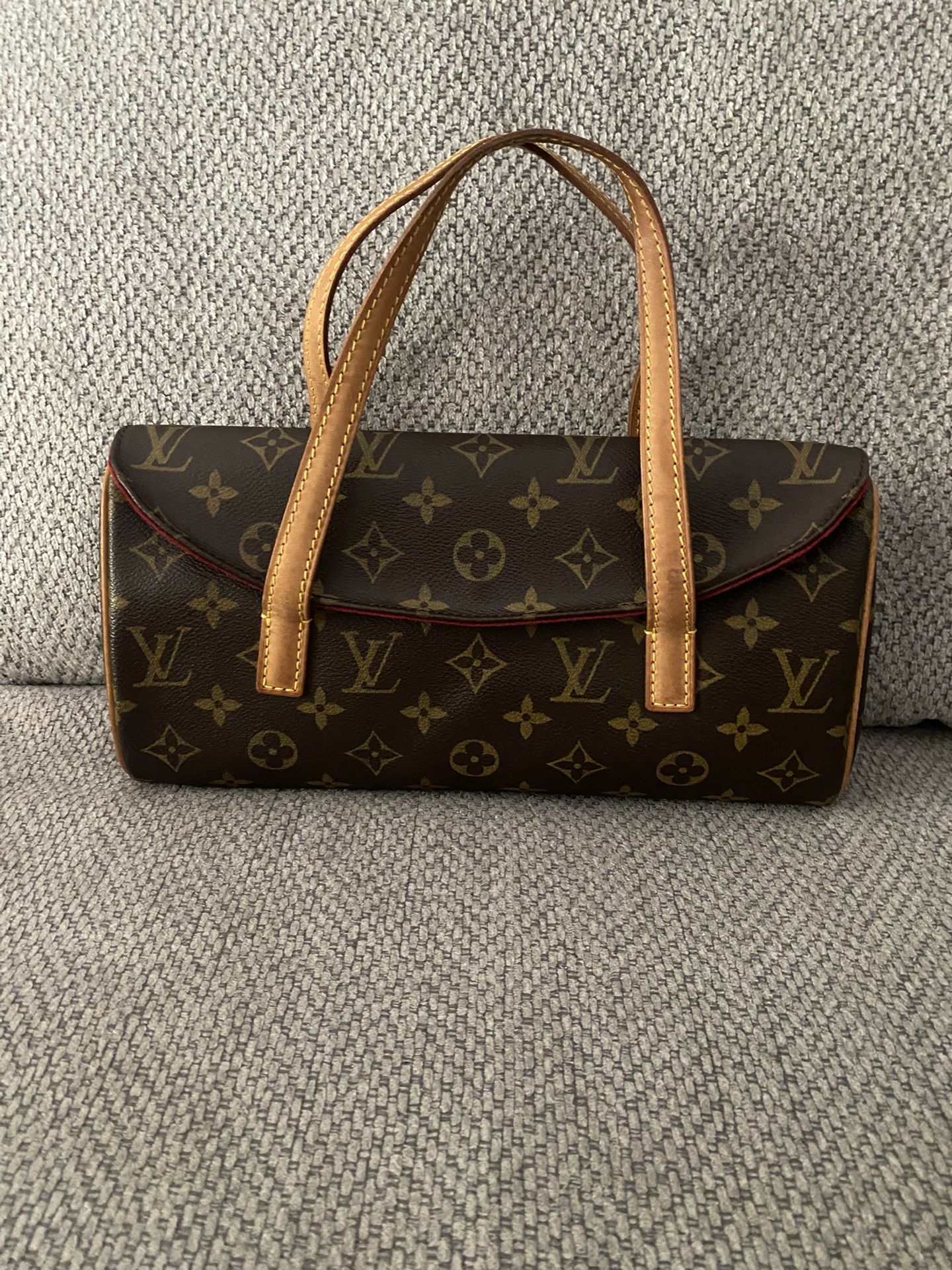 Louis Vuitton Sonatine Shoulder Bag Brown Canvas