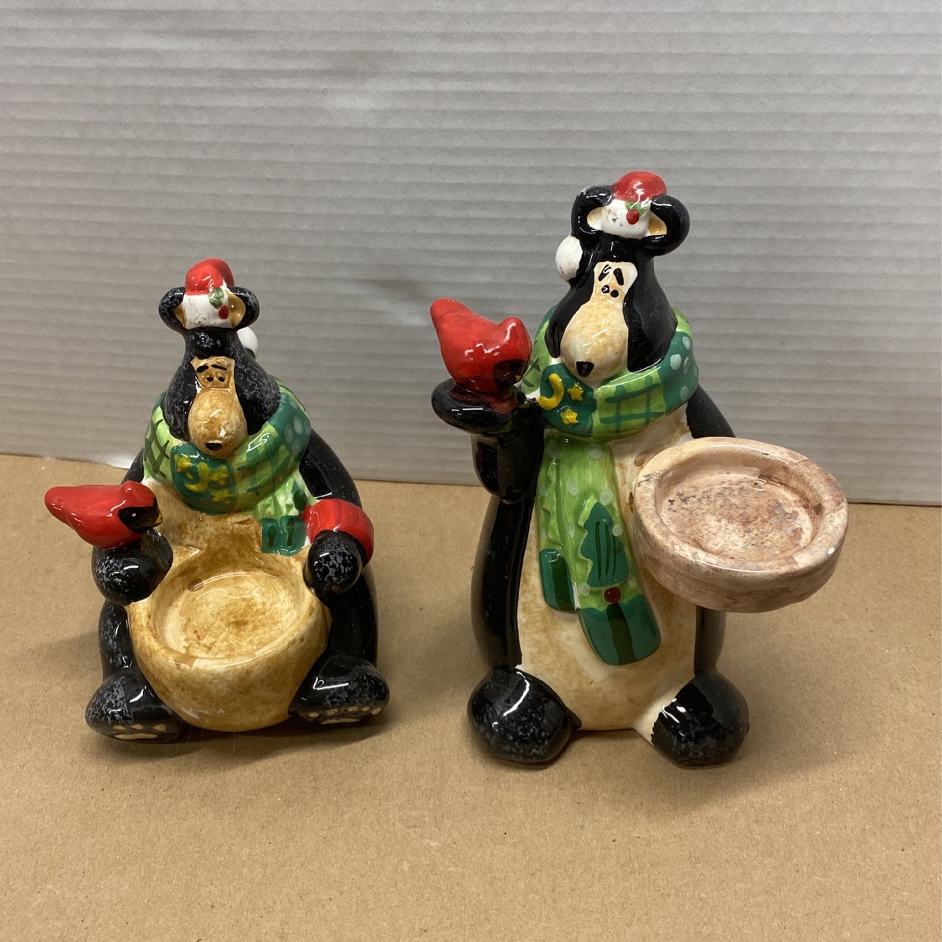 Bear Tea Light Candle Holders
