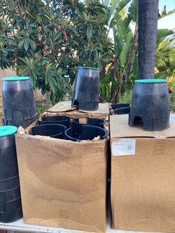 Irrigation Valve Boxes with Green Lids – Lot