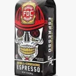 The Fire Department's Skull Crushing Espresso Ground Coffee Pouch