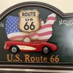 Route 66 Wall Plaque 