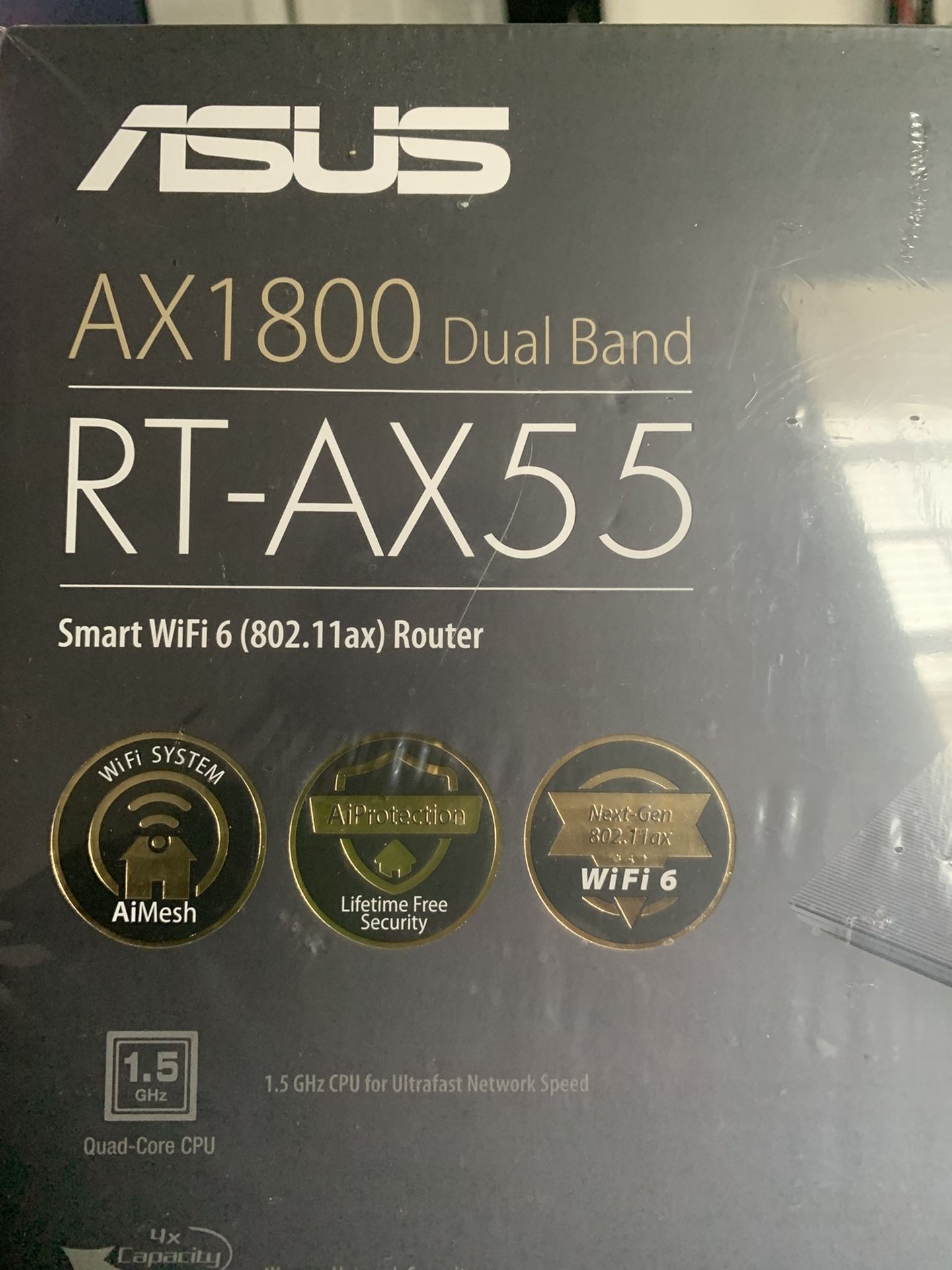 Asus AX 1800 RT-AX55 Smart Wifi Router
