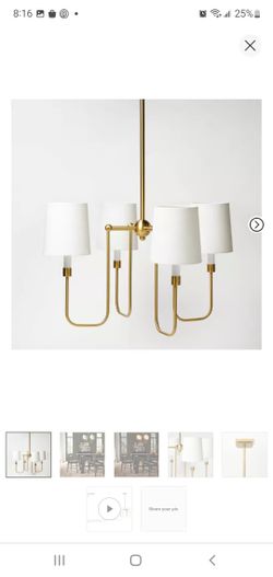 4-arm Chandelier Threshold Designed With Studio Mc Gee