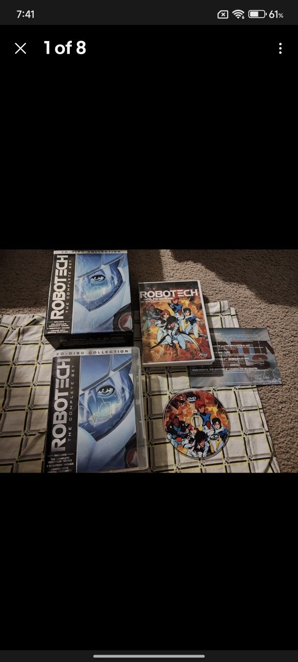 Robotech The Complete Set 20-Disc OOP DVD Collection