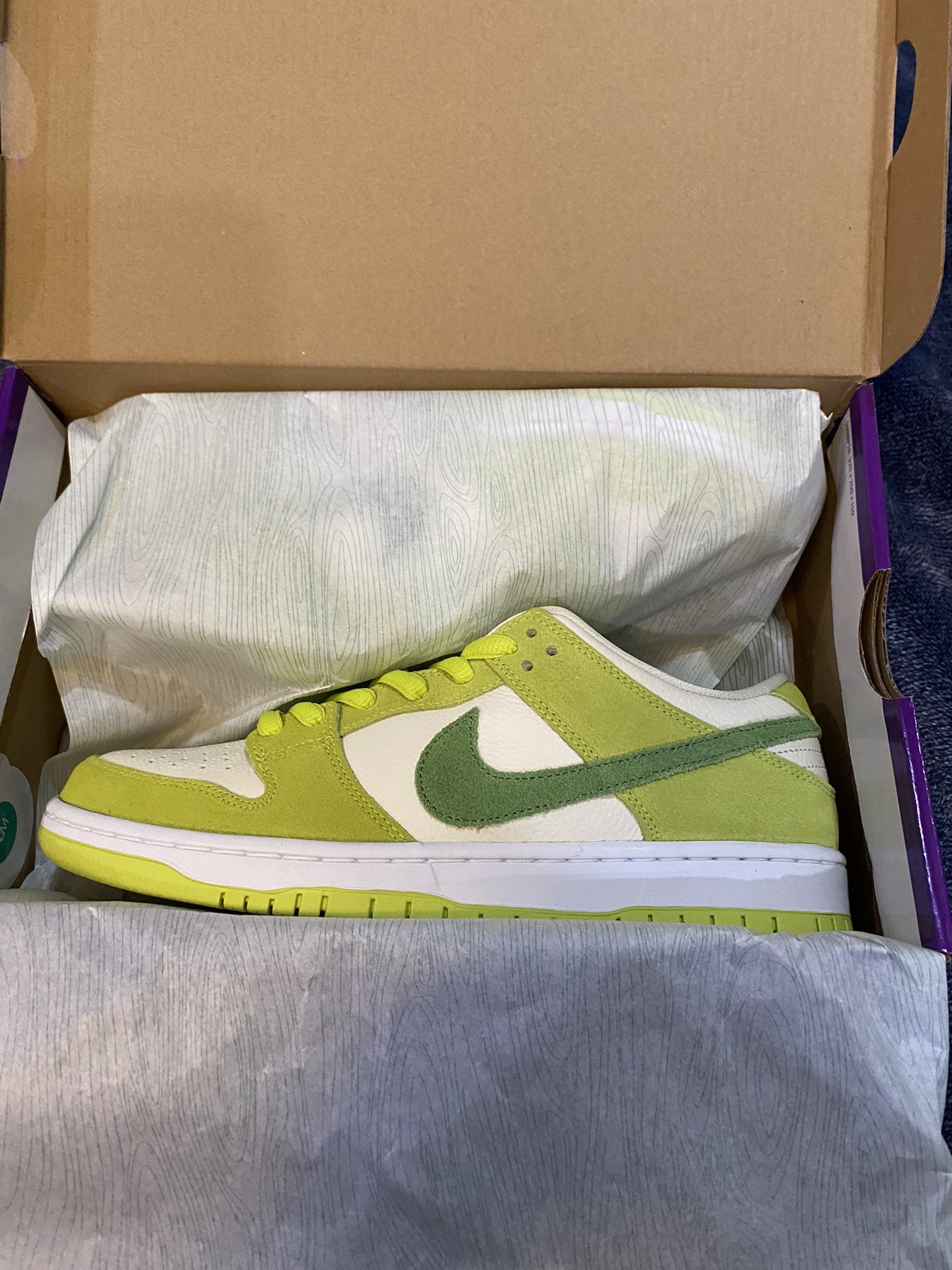 Nike Sb Dunk Low Green Apple Sz 9M