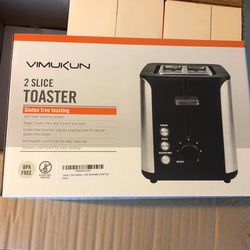 Vimukun Stainless Steel 2 Slice Toaster