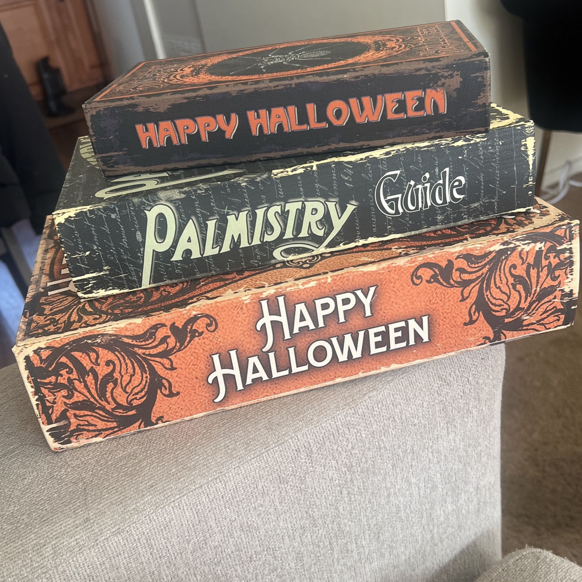 Storage Halloween Decor Books