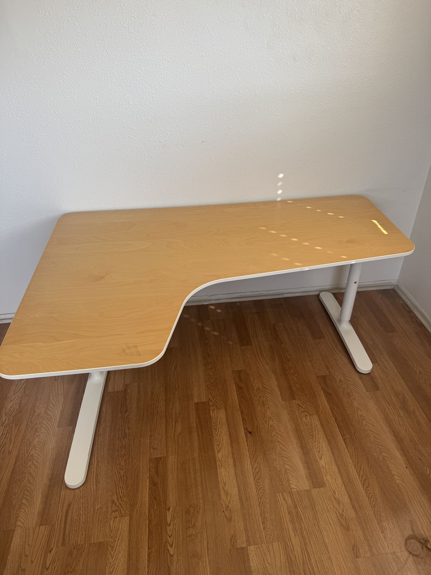 IKEA Bekant Left L Shaped Desk In Birch