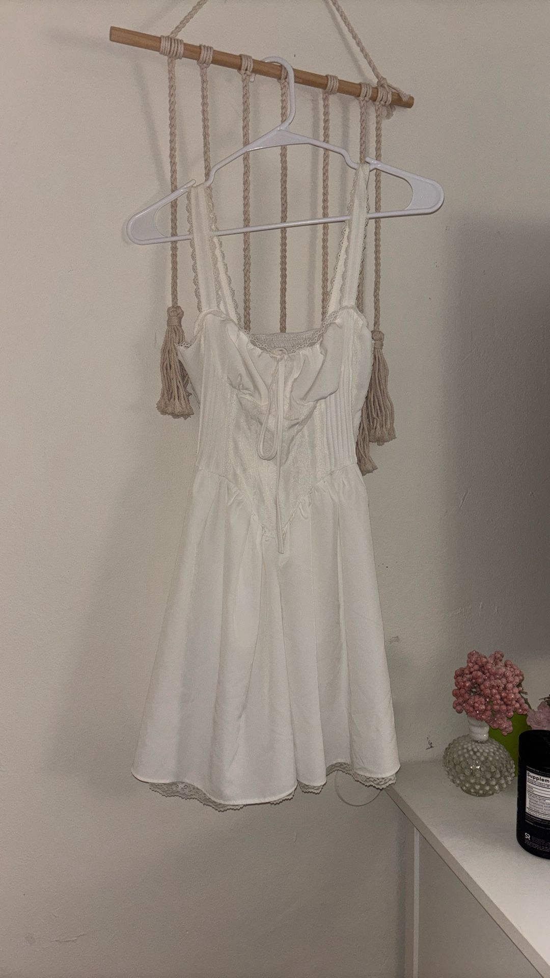 white dress