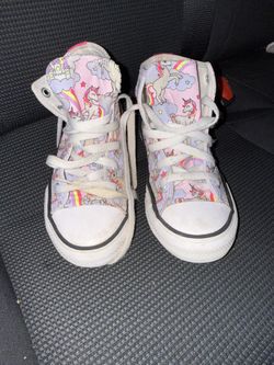 Kids Converse Unicorn High Tops Size 12