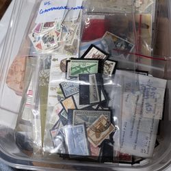 Tub Full Of Stamps New. Treasure Hunt.