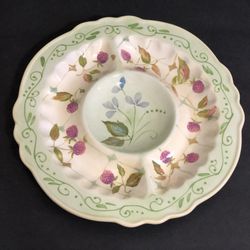 NEW Tracy Porter Evelyn 10.25” Scalloped 3 - Section Relish Tray