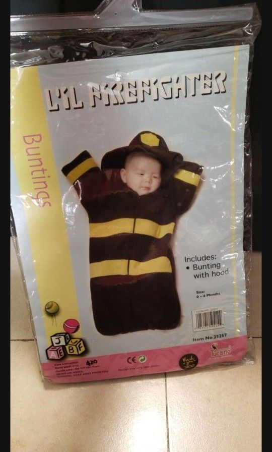 Firefighter Baby Costume 🎃