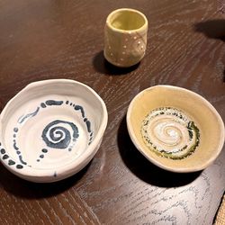 Hand Made Pottery Bowls/Cups!