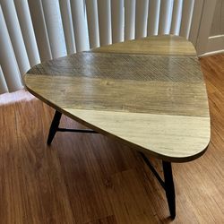 MCM Triangular Wood Coffee Table