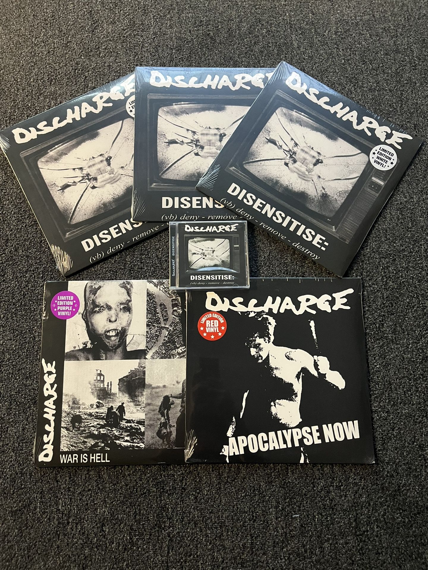 Discharge Punk Metal Vinyl CD New Sealed