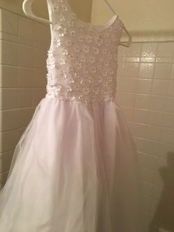 Fancy white dress size 12