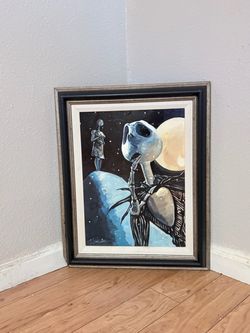 Nightmare Before Christmas Framed Painting