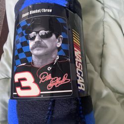 vintage NASCAR Dale Earnhardt Sr. #3 fleece throw blanket