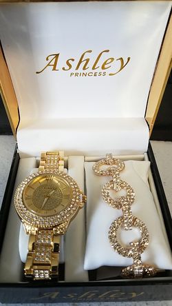 Ashley princess watch and bracelet online set