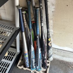 12 Youth & Adult Baseball Bats
