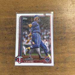 2025 TOPPS ROYCE LEWIS NUMBERED /50 CARD