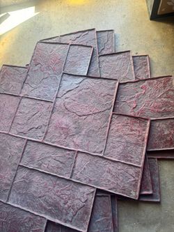 Concrete stamps
