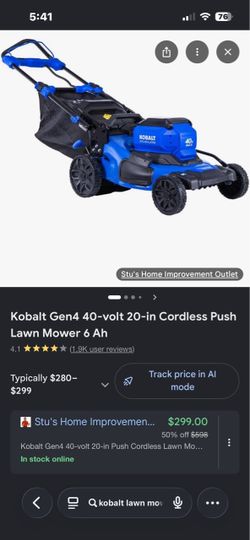 Lawnmower kobalt
